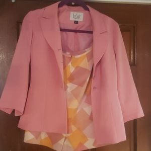 blazer and matching skirt